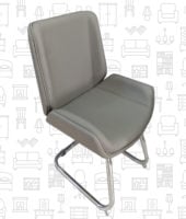 ⁦كرسي هيدروليك ظهر جلد عالي⁩ - الصورة ⁦2⁩