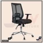 ⁦كرسي مكتبي ماش هيدروليك | GL125⁩ - الصورة ⁦2⁩