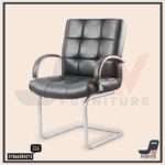 ⁦كرسي مكتب جلد هيدروليك - Office Chair⁩ - الصورة ⁦3⁩