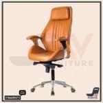 كرسي مكتب جلد هيدروليك