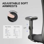 ⁦كرسي مكتبي شبك طبي - Medical Mesh Office Chair⁩ - الصورة ⁦6⁩