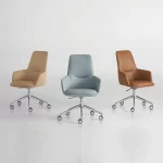 ⁦Modern Office Chair | كرسي مكتبي مودرن عصري ظهر متوسط⁩ - الصورة ⁦6⁩