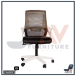 ⁦Harmony Med White Office Mesh Chair  | كرسي هارموني ميد وايت | كرسي مكتب ابيض | كرسي مكتبي طبي⁩ - الصورة ⁦2⁩