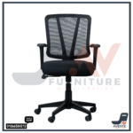 ⁦Reno Flex Black Mesh Swivel Chair  | كرسي مكتب مدير من الشبك الطبي⁩ - الصورة ⁦2⁩