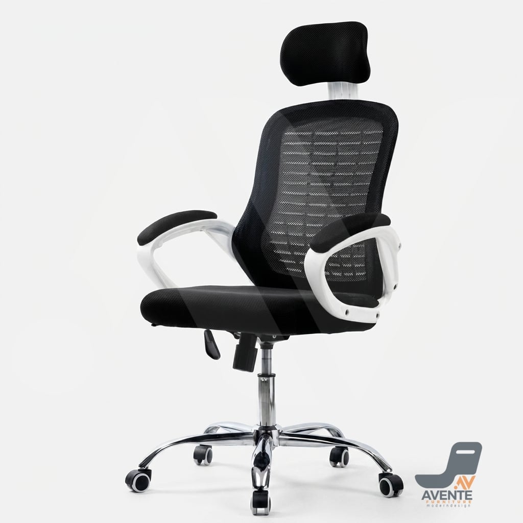 GL-133-WhiteFrame-01-H كرسي مكتب شبكي طبي Vertex Pro White - الصورة 1