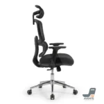⁦Artemis Black Mesh Swivel Chair  | كرسي مكتب طبي شبك أرتميس شاسيه أسود⁩ - الصورة ⁦10⁩