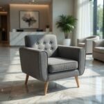 فوتيه استقبال قماشي واسع Mardeni Lounge - lifestyle