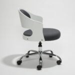 كرسي مكتب صغير هيدروليك بظهر خشبي Compact Swivel - front