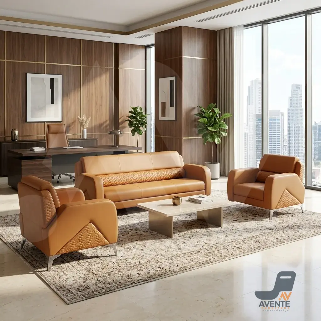 sof-hc-129-01-lifestyle طقم أنتريه نارفينزو في استقبال بتصميم هندسي